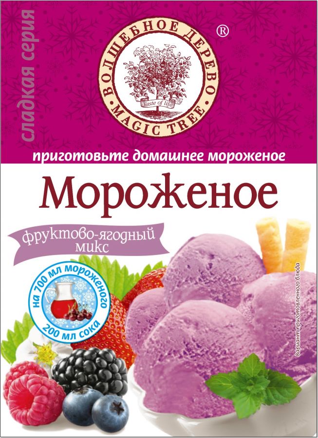 ВД МОРОЖЕНОЕ ФРУКТОВО-ЯГОДНЫЙ МИКС 70 г