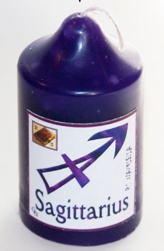 Астральная свеча Стрелец (Sagittarius) зодиакальная