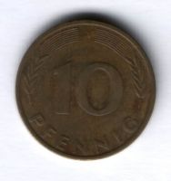 10 пфеннигов 1990 г. Германия, A