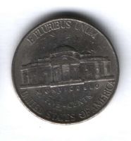 5 центов 1999 г. США, P