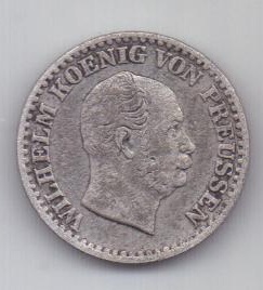 1 грош 1869 г. Пруссия. Германия