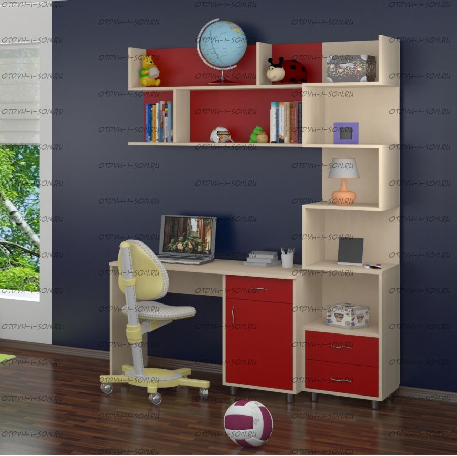 Уголок школьника Дельта №2 (166х43х216)