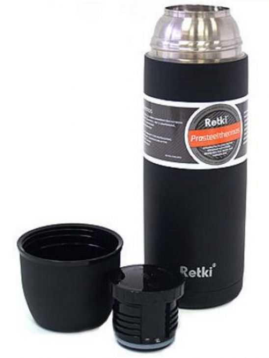 Термос Retki PRO 0,75 л черный матовый
