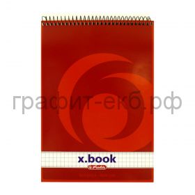 Блокнот А5 50л.кл.спир. x.book Herlitz 0110536