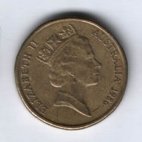 1 доллар 1986 г. Австралия, Международный год мира
