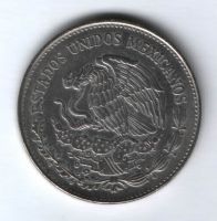20 песо 1981 г. Мексика AUNC