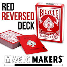 Reversed Back Bicycle Deck - Red (Red Deck 2nd Generation)