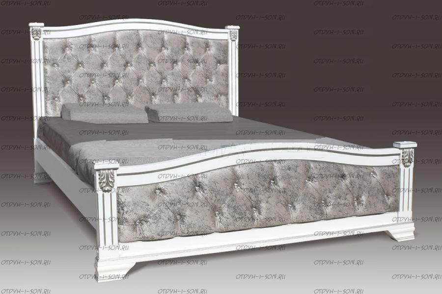 Кровать Азалия со стразами