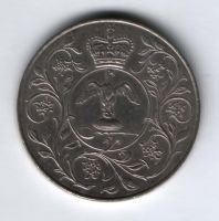 25 пенсов 1977 г. Великобритания, 25 лет правления Елизаветы II