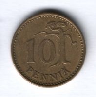 10 пенни 1972 г. Финляндия
