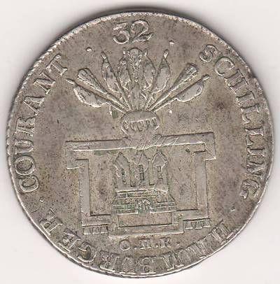 32 шиллинга 1795 г. Гамбург