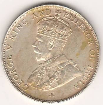 50 центов 1920 г. Малайзия
