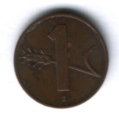 1 раппен 1958 г. Швейцария