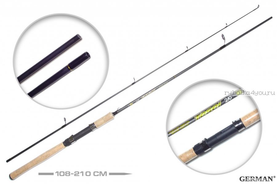 Спиннинг German Tesei 2,4 м / тест 5 - 25 гр