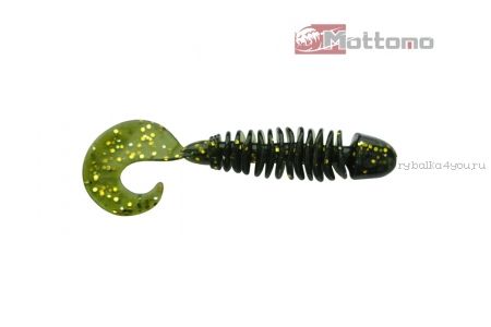 Твистер Mottomo Magic Grub 8см Green Sedge 5шт.