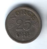 25 эре 1956 г. Норвегия