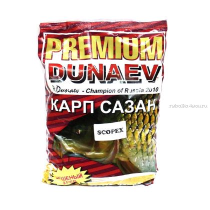 Прикормка Dunaev Premium  1кг Карп-Карась-Сазан (Scopex)