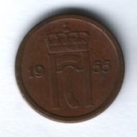 1 эре 1955 г. Норвегия