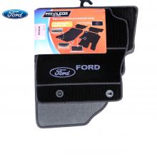 Коврики Ford Kuga I от 2008 - 2012 салон ворсовые Privilege (Польша) - 4 шт. Черный