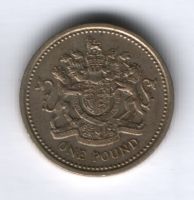 1 фунт 1983 г. XF+ Великобритания
