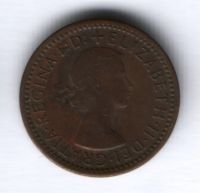 1 фартинг 1954 г. Великобритания