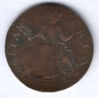 1/2 пенни 1770-1775 г. Великобритания