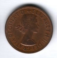 1/2 пенни 1965 г. Великобритания