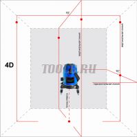 Instrumax CONSTRUCTOR 4D - лазерный нивелир фото