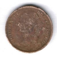 1 фартинг 1860 г. Великобритания