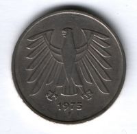 5 марок 1975 г. F ФРГ