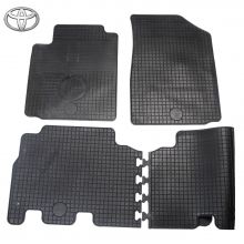 Коврики Toyota Yaris Verso от 1999 - 2005 в салон резиновые Gumarny Zubri (Чехия) - 4 шт.