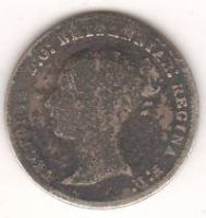 4 пенса 1854 г. Англия