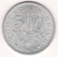 500 марок 1923 г. Германия