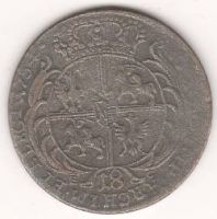 18 грошей 1754 г. Польша