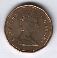 1 доллар 1988 г. Канада, XF