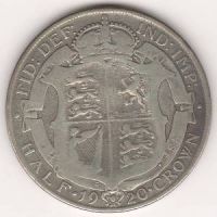 1/2 кроны 1920 г. Англия