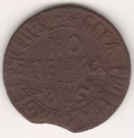 1 копейка 1706 г. БК Петр I