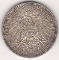 3 марки 1912 г. Германия