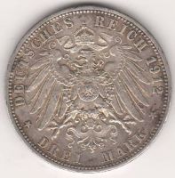 3 марки 1912 г. Германия