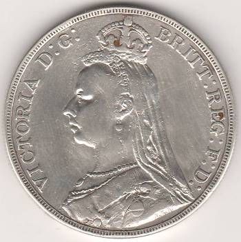 1 крона 1890 г. Англия