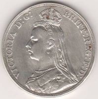 1 крона 1890 г. Англия