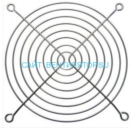 Решетка для вентилятора металлическая 120х120