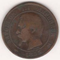 10 сентим 1853 г. Франция