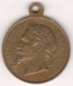 Медаль Франция 1867 г.