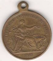 Медаль Франция 1867 г.
