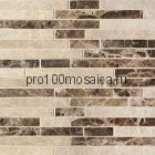 CV20081 Strips Mix.Polished Light Emperador+Dark Emperador 305x305х10 мм (Colori Viva)