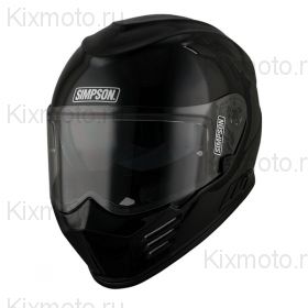 Мотошлем Simpson Venom, чёрный глянец