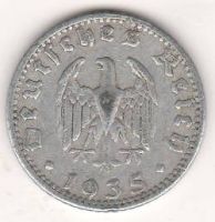 50 пфеннигов 1935 г. Германия