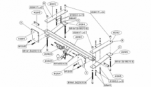 Фаркоп (ТСУ), Brink, крюк быстросьём, для 2002-2005