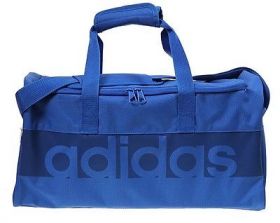 Сумка спортивная синяя Adidas Tiro 17 Linear Teambag M B46120